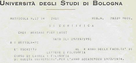 Bersani sfida Gelmini: ripetente io? Ecco i miei 30