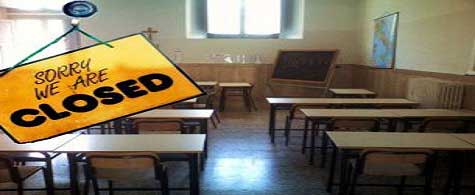 scuola chiusa