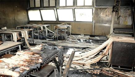 Incendio al Socrate: sospetto studente bocciato