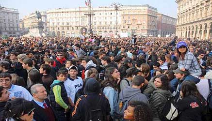 manifestazione studenti diretta web 15 novembre 2013