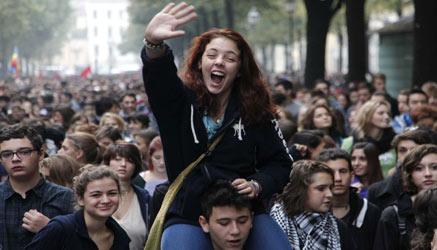 oggi migliaia di studenti hanno protestato in tantissime città italiane