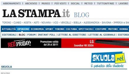 skuola.net arriva su La Stampa.it Blog