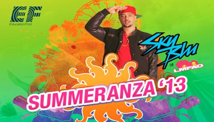 ef summeranza 2013 festival con la performance di Sky Blu di LMFAO
