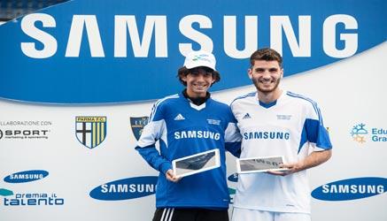 Il 31 maggio si è svolto a Parma la premiazione dell'edizione 2013 di Samsung Premia il Talento