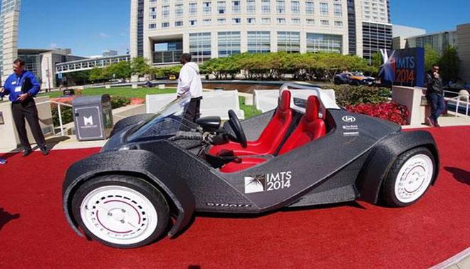 Ecco la prima auto 3D, stampata in 44 ore