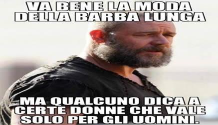 Donna con la barba