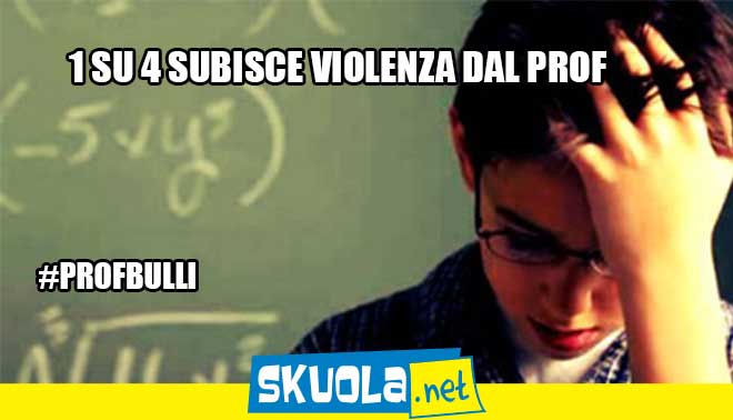 #profbulli: battute sporche contro studente