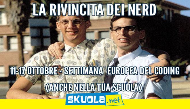 Codeweek, rivincita dei nerd a scuola