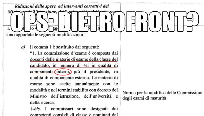 Caos commissari esterni, si rimescolano le carte