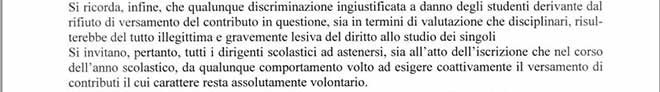 contributi scolastici tasse scolastiche