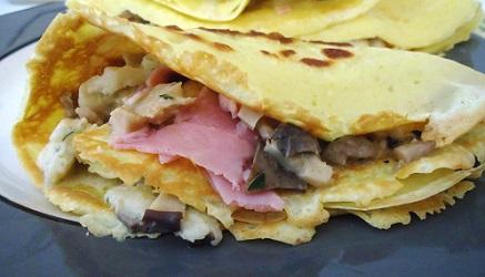 ricetta crespelle prosciutto e formaggio per studenti