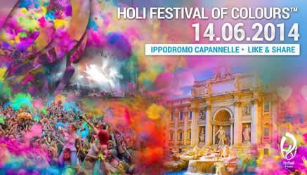 Holi Festival of Colors: Roma si colora
