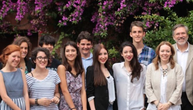 La John Cabot University di Roma premia i ragazzi delle scuole superiori vincitori del concorso di scrittura Italy Writes