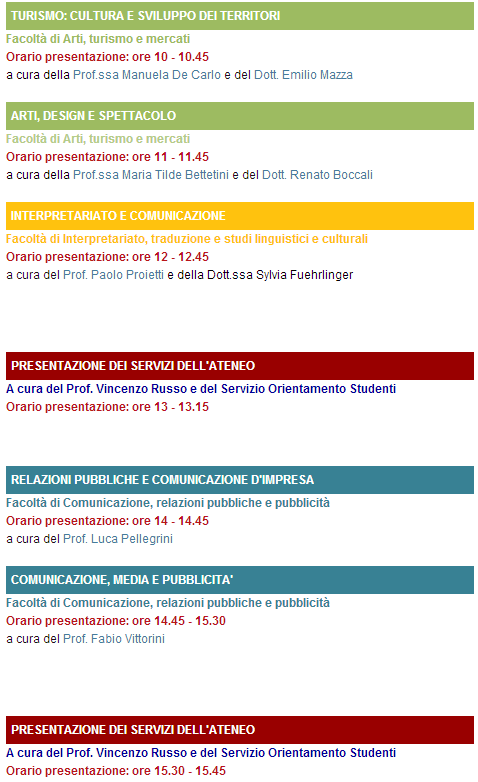 Open day 2014 IULM: scopri gli appuntamenti articolo