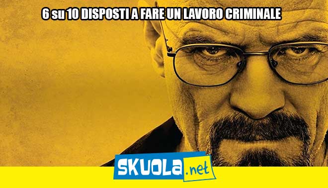 lavori criminali, 6 disoccupati su 10 accetterebbero