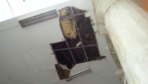 crollo soffitto istituto Selvatico di Padova