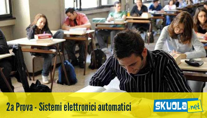 seconda prova mturità sistemi elettronici automatici