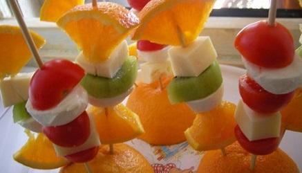 ricetta per studenti: spiedini freddi fantasia
