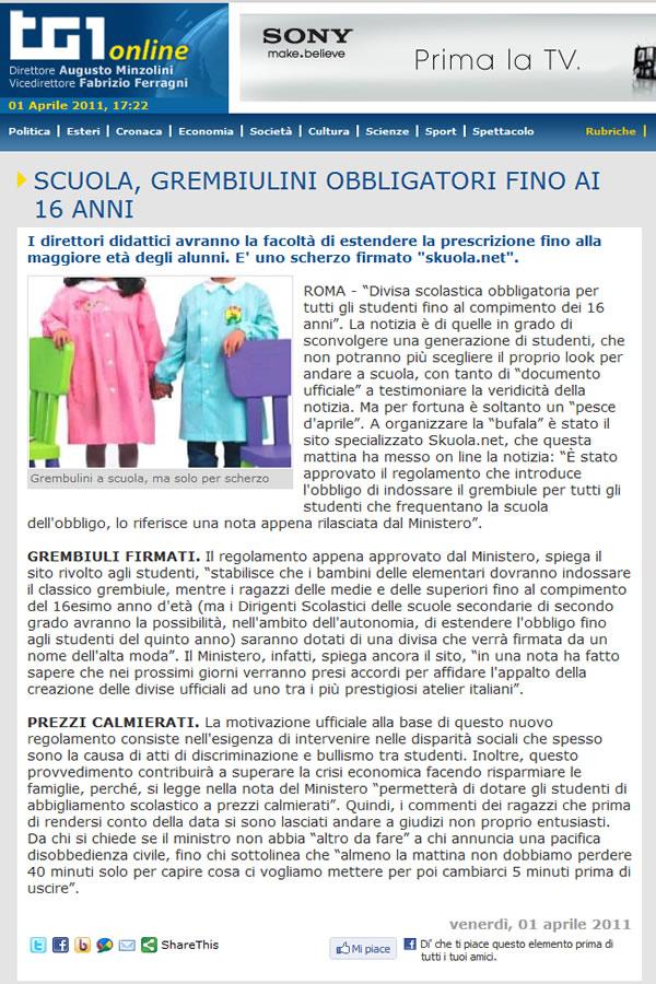 Pesce d'Aprile? Lo scherzo rimbalza dai banchi di scuola alle pagie di Skuola