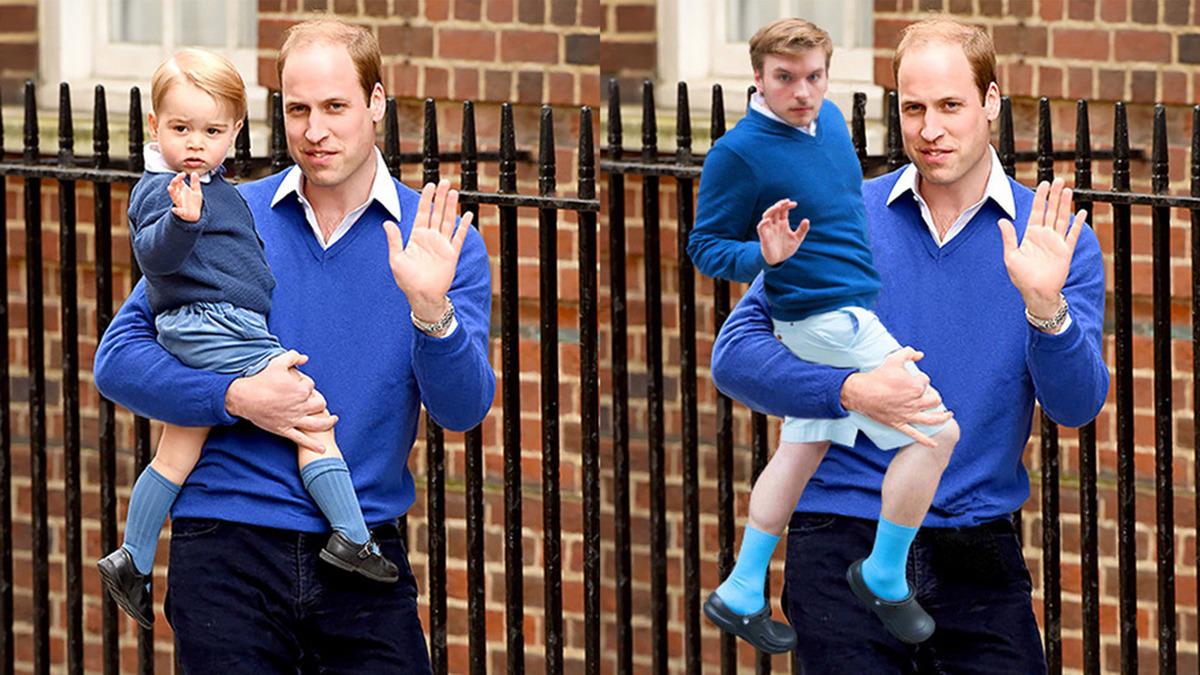 Ragazzo di 23 anni si veste da principe George per una settimana articolo