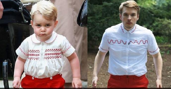 Ragazzo di 23 anni si veste da principe George per una settimana articolo