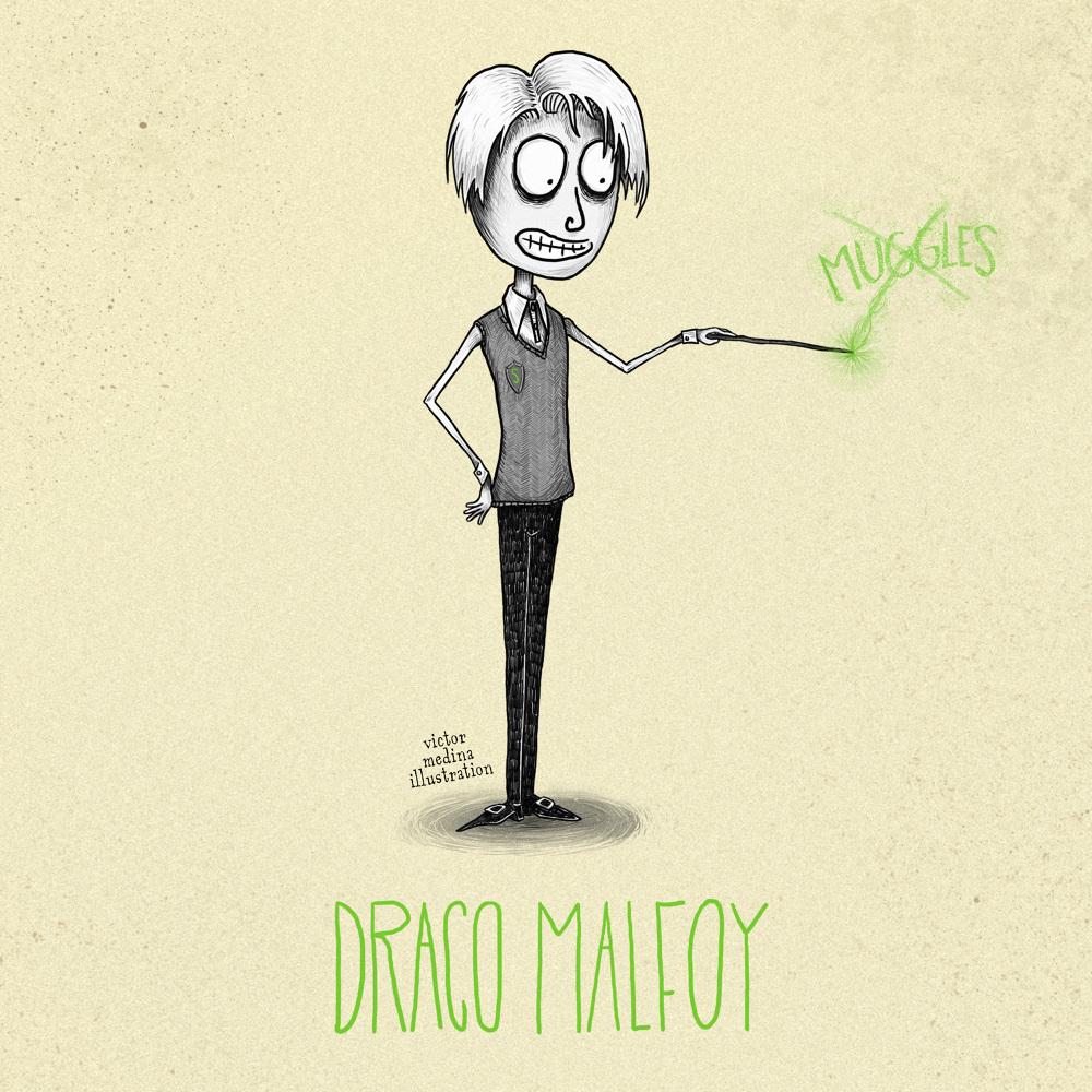 I personaggi principali di Harry Potter se fossero disegnati da Tim Burton articolo