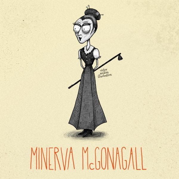 I personaggi principali di Harry Potter se fossero disegnati da Tim Burton articolo