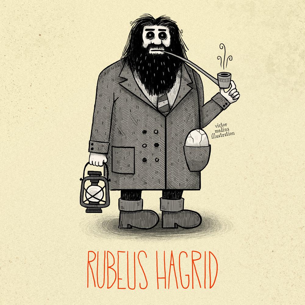 I personaggi principali di Harry Potter se fossero disegnati da Tim Burton articolo