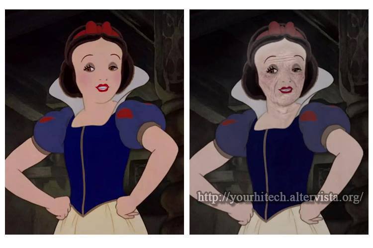 Come sarebbero le principesse Disney se fossero REALMENTE invecchiate? Così! articolo
