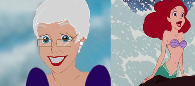 Come sarebbero le principesse Disney se fossero REALMENTE invecchiate? Così! articolo