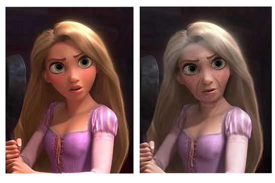 Come sarebbero le principesse Disney se fossero REALMENTE invecchiate? Così! articolo