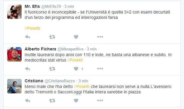 Le reazioni contro Poletti: i 20 tweet più "interessanti" articolo