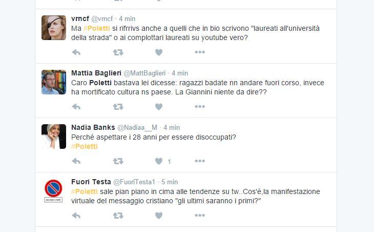 Le reazioni contro Poletti: i 20 tweet più "interessanti" articolo