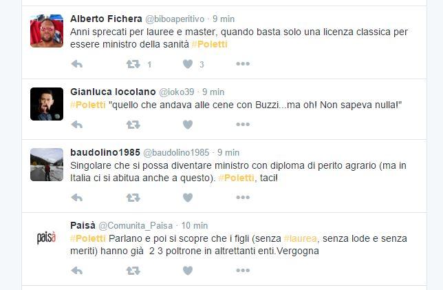 Le reazioni contro Poletti: i 20 tweet più "interessanti" articolo