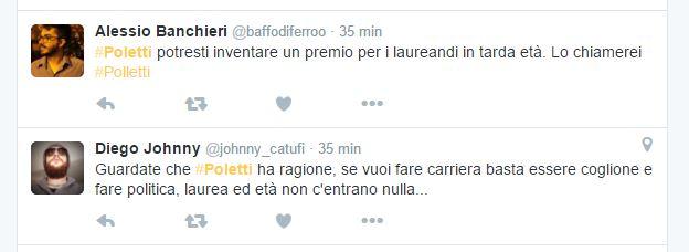 Le reazioni contro Poletti: i 20 tweet più "interessanti" articolo