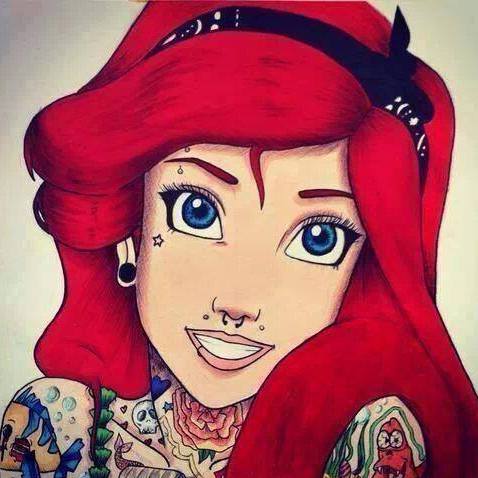 Come sarebbero le principesse Disney se fossero tatuate? articolo