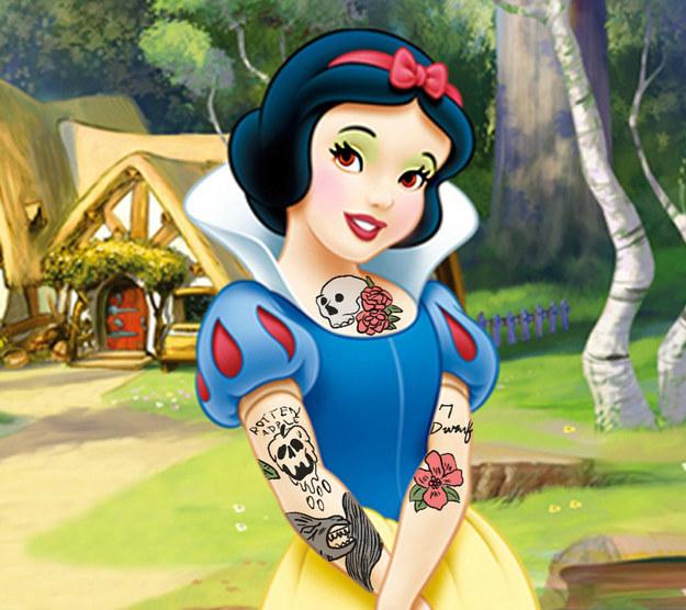 Come sarebbero le principesse Disney se fossero tatuate? articolo