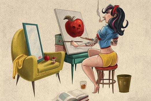 Come sarebbero le principesse Disney se fossero tatuate? articolo