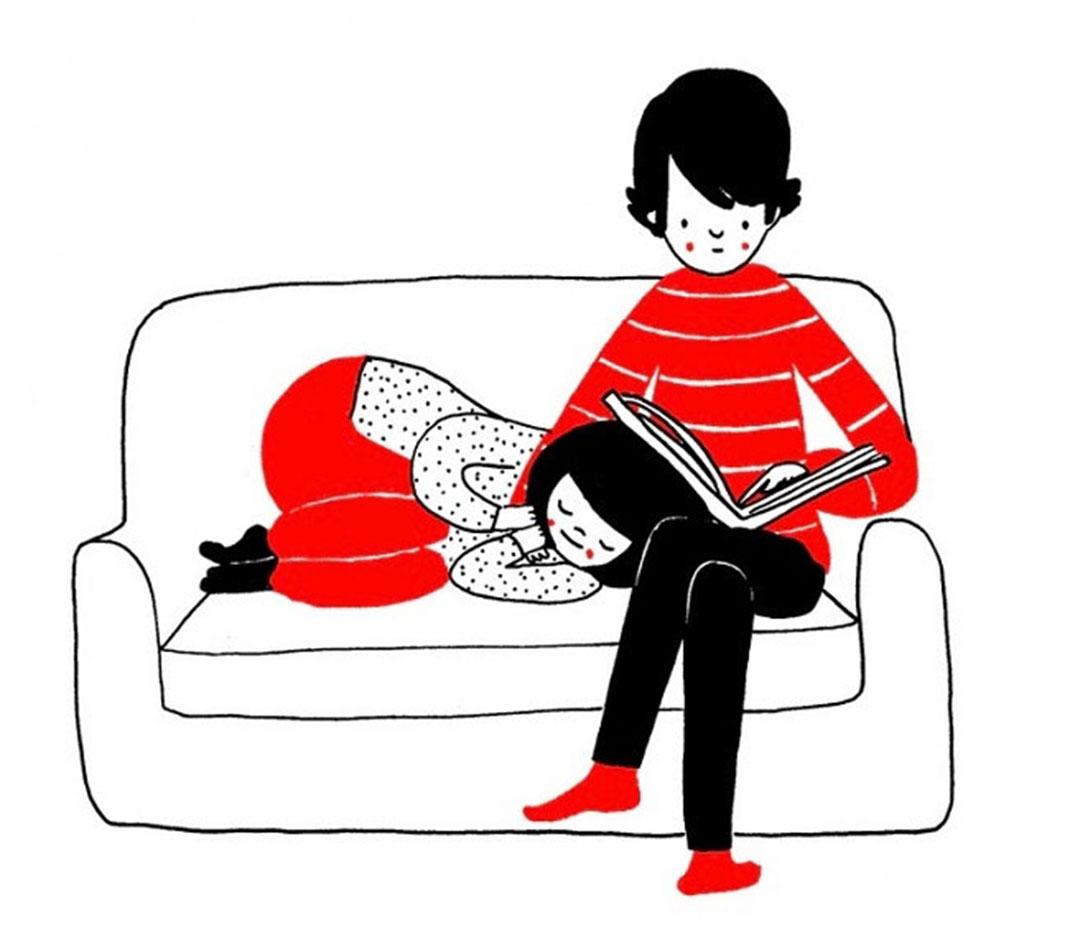 13 illustrazioni che ti fan capire la bellezza della vita di coppia articolo