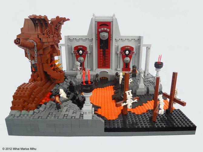 I 9 gironi dell'inferno Dantesco ricreati con i LEGO articolo