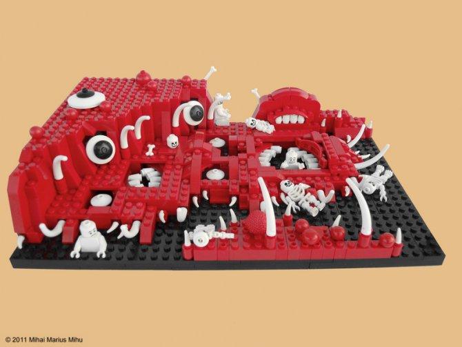 I 9 gironi dell'inferno Dantesco ricreati con i LEGO articolo