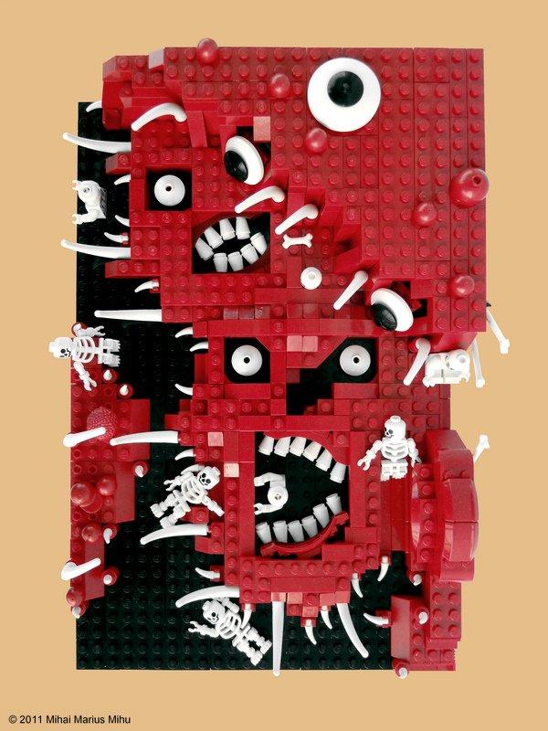 I 9 gironi dell'inferno Dantesco ricreati con i LEGO articolo