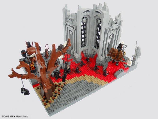 I 9 gironi dell'inferno Dantesco ricreati con i LEGO articolo
