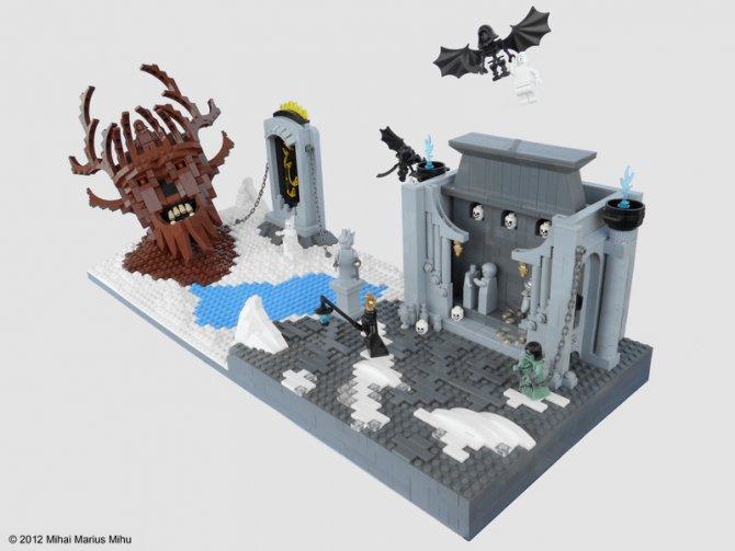 I 9 gironi dell'inferno Dantesco ricreati con i LEGO articolo