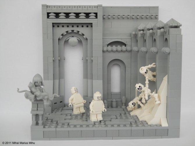 I 9 gironi dell'inferno Dantesco ricreati con i LEGO articolo