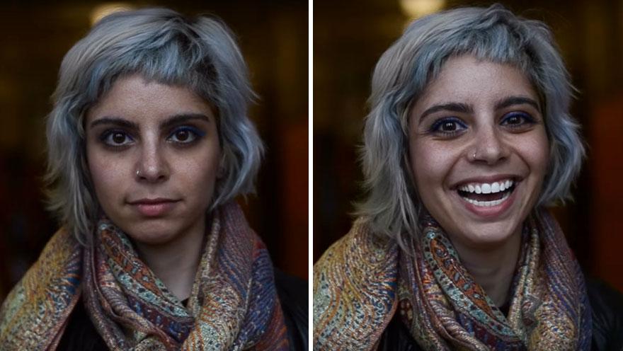 "Sei bellissima": uno studente cattura le reazioni della gente articolo