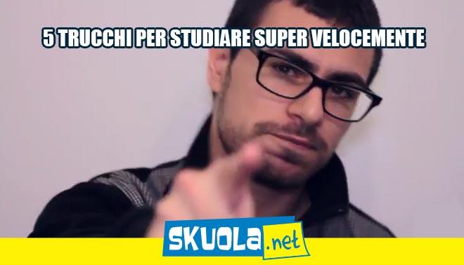 5 trucchi per studiare super velocemente!