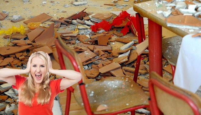 foto di scuole fatiscenti