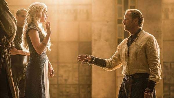 foto di Ser Jorah con Daenerys Targaryen