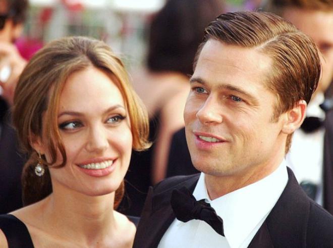  foto Brad Pitt e Angelina Jolie